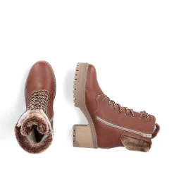 Outlet Women'S Ankle Boots Coffee Brown Ladies Ankle Boots & Boots