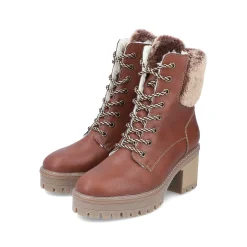 Outlet Women'S Ankle Boots Coffee Brown Ladies Ankle Boots & Boots
