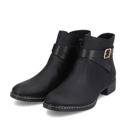 Hot Women'S Ankle Boots Jet Black Ladies Ankle Boots & Boots