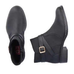 Hot Women'S Ankle Boots Jet Black Ladies Ankle Boots & Boots