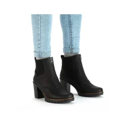 Women'S Ankle Boots Jet Black Ladies Ankle Boots & Boots