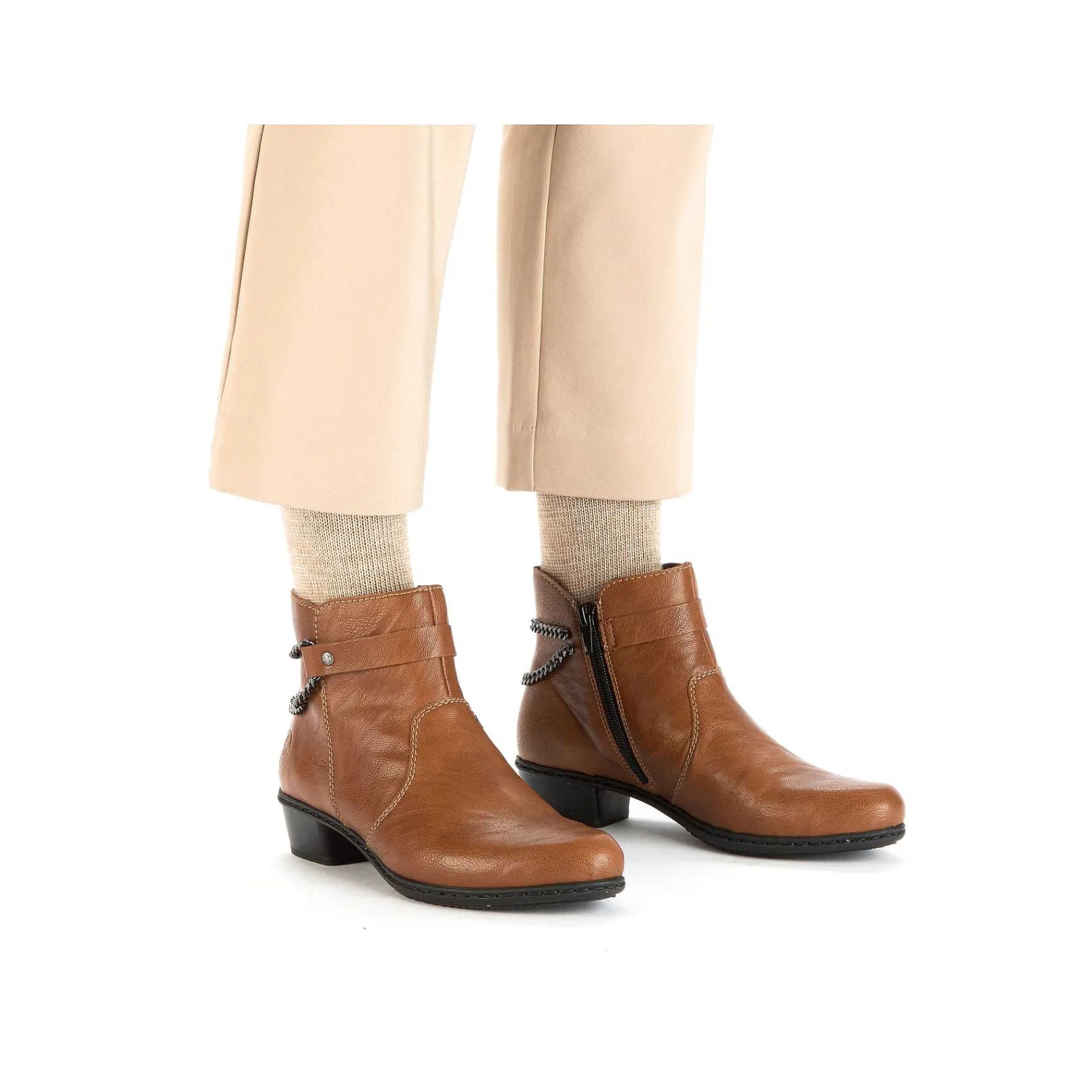 Hot Women'S Ankle Boots Kramell Brown Ladies Ankle Boots & Boots
