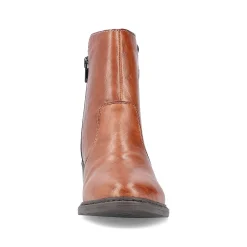 Women'S Ankle Boots Copper Brown Ladies Ankle Boots & Boots