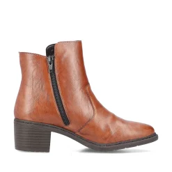 Women'S Ankle Boots Copper Brown Ladies Ankle Boots & Boots