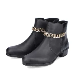 Hot Women'S Ankle Boots Jet Black Ladies Ankle Boots & Boots