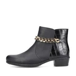 Hot Women'S Ankle Boots Jet Black Ladies Ankle Boots & Boots