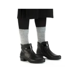 Hot Women'S Ankle Boots Jet Black Ladies Ankle Boots & Boots