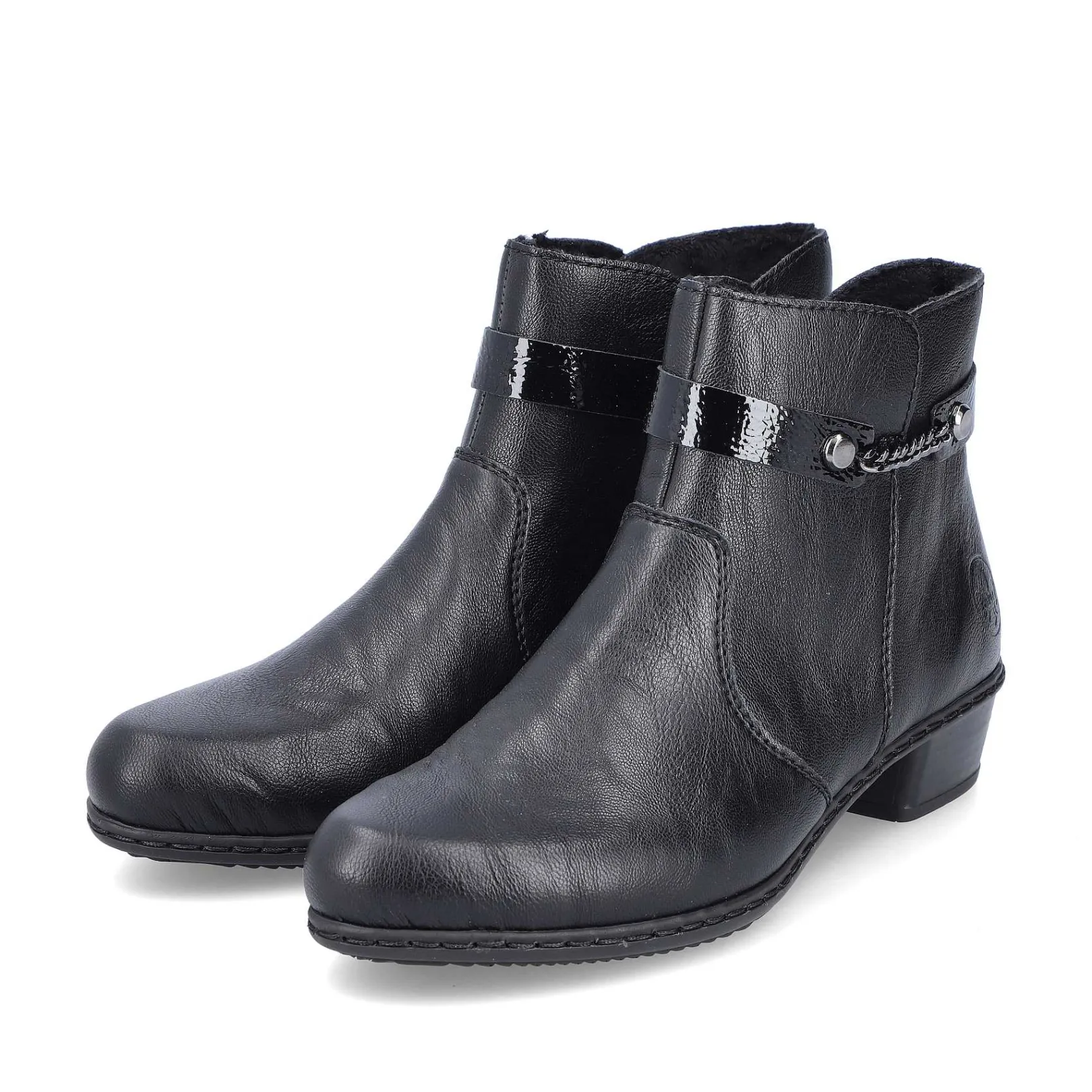 Hot Women'S Ankle Boots Jet Black Ladies Ankle Boots & Boots