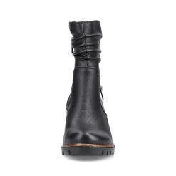 Hot Women'S Ankle Boots Jet Black Ladies Ankle Boots & Boots