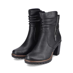 Hot Women'S Ankle Boots Jet Black Ladies Ankle Boots & Boots