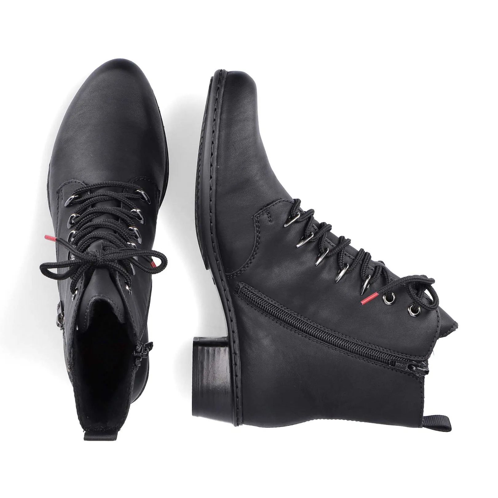 New Women'S Ankle Boots Jet Black Ladies Ankle Boots & Boots