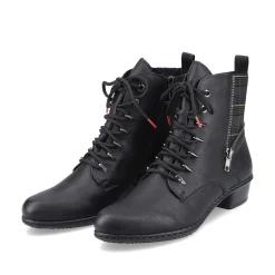 New Women'S Ankle Boots Jet Black Ladies Ankle Boots & Boots