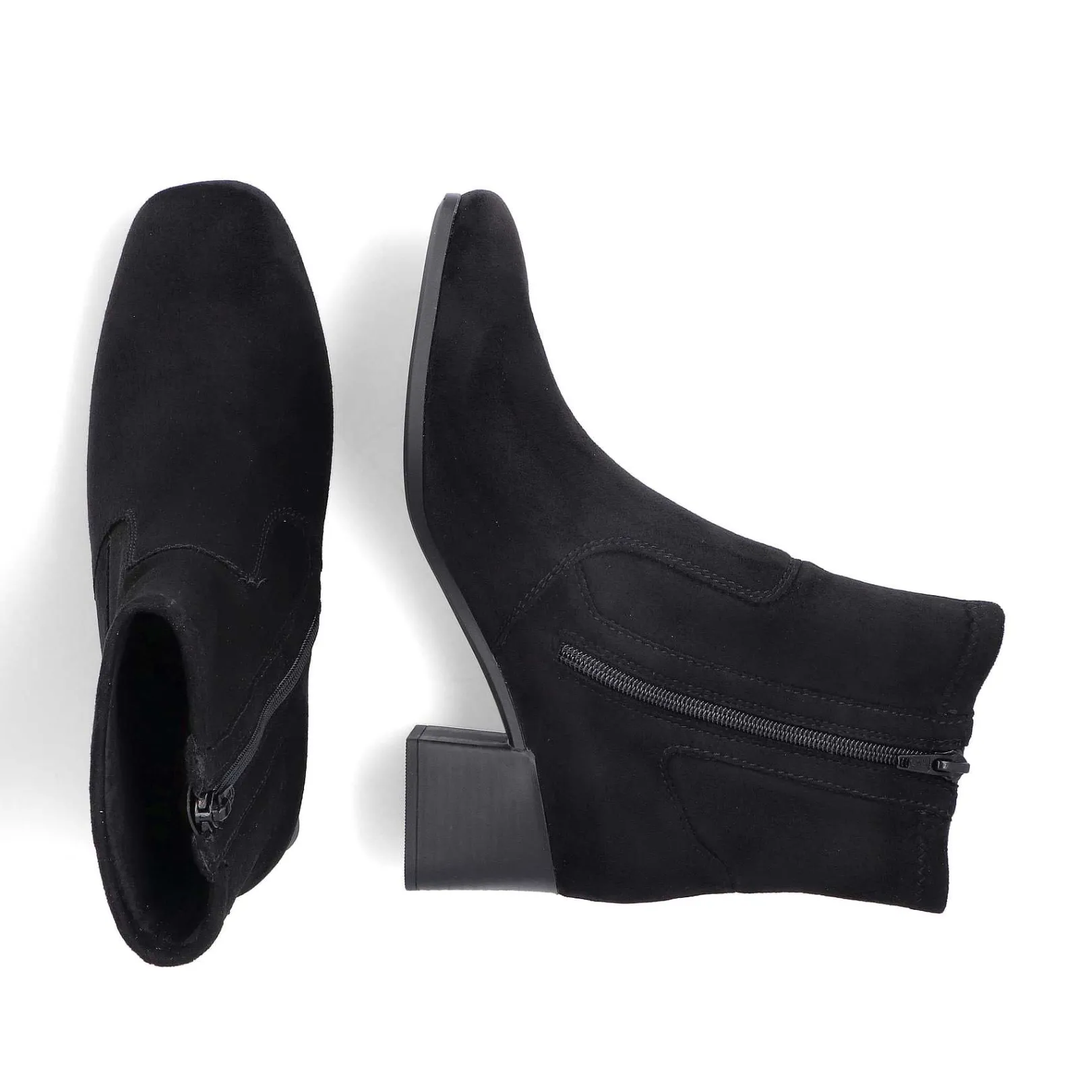 Outlet Women'S Ankle Boots Jet Black Ladies Ankle Boots & Boots