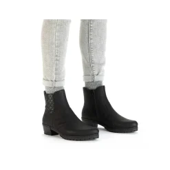 Women'S Ankle Boots Jet Black Ladies Ankle Boots & Boots