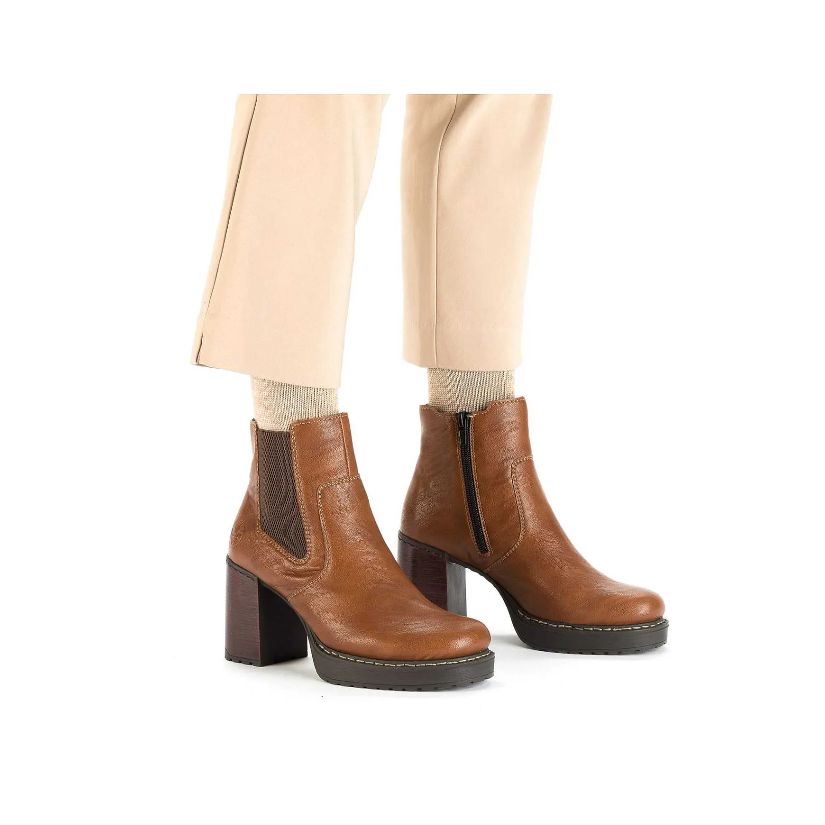 Hot Women'S Ankle Boots Fox Brown Ladies Ankle Boots & Boots