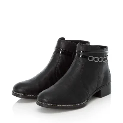 New Women'S Ankle Boots Graphite Black Ladies Ankle Boots & Boots
