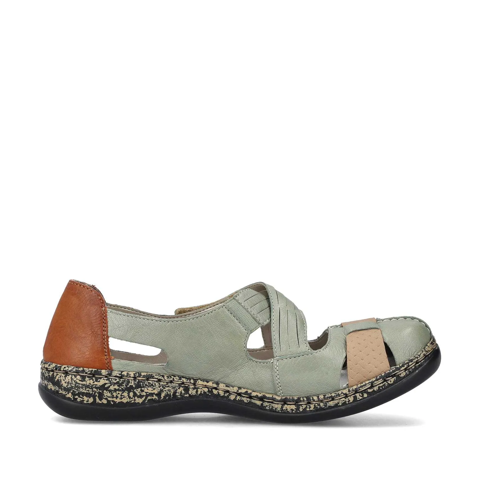 Women'S Ballerinas Mint Green Ladies Low Shoes & Slippers