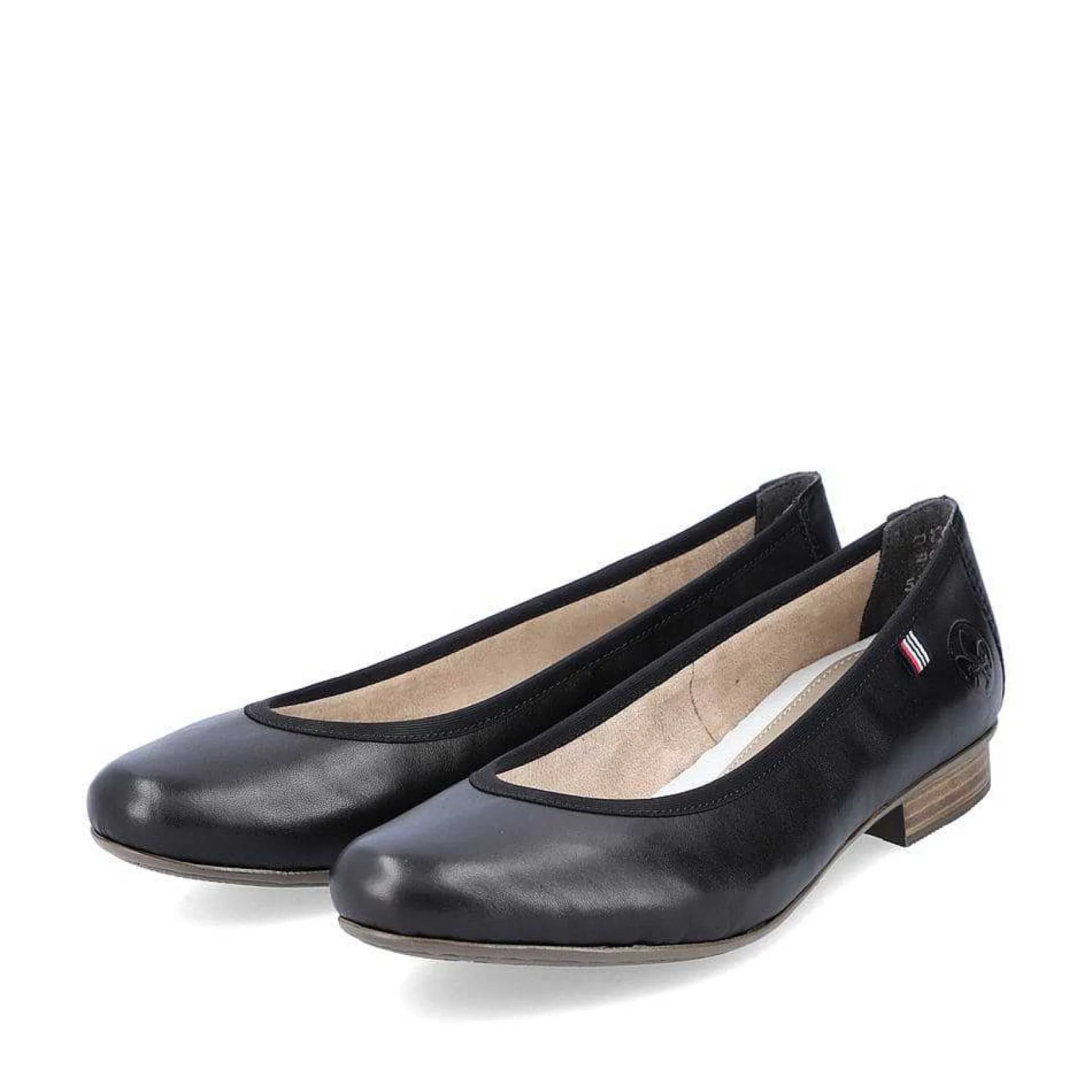 Online Women'S Ballerinas Glossy Black Ladies Low Shoes & Slippers