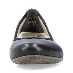 Online Women'S Ballerinas Glossy Black Ladies Low Shoes & Slippers