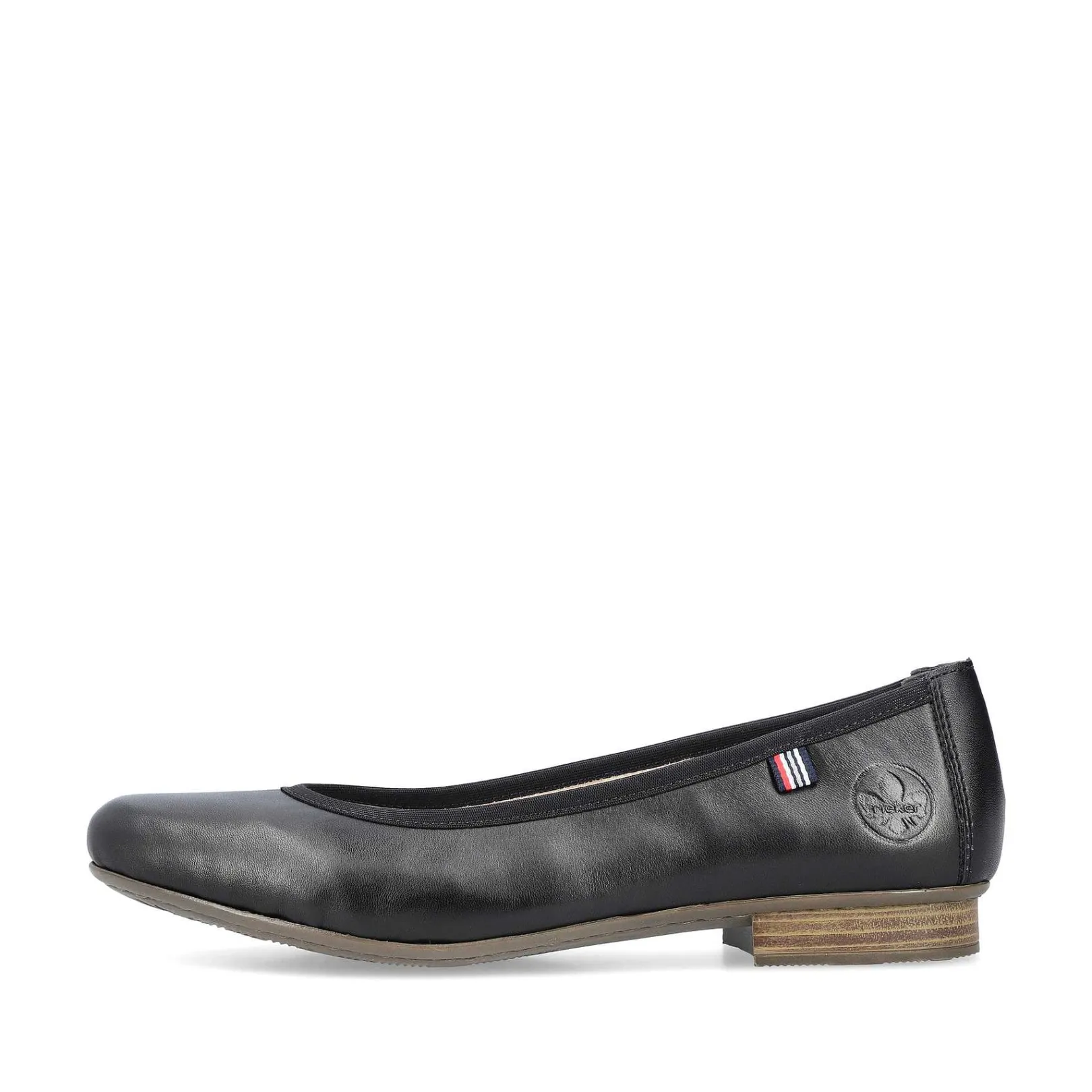 Online Women'S Ballerinas Glossy Black Ladies Low Shoes & Slippers