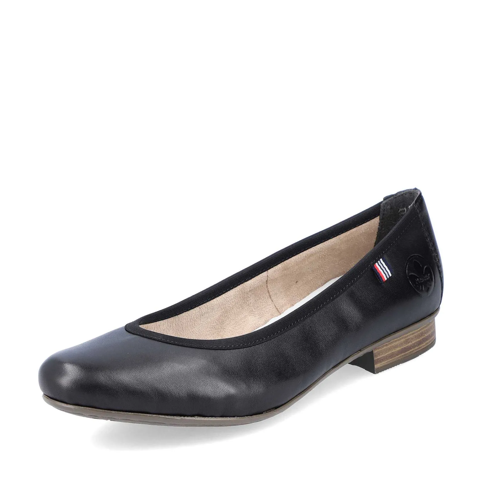Online Women'S Ballerinas Glossy Black Ladies Low Shoes & Slippers
