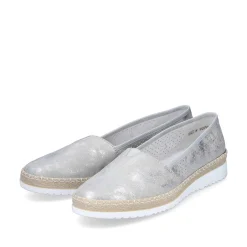 Women'S Ballerinas Silver Ladies Low Shoes & Slippers