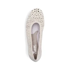 New Women'S Ballerinas Light Beige Ladies Low Shoes & Slippers