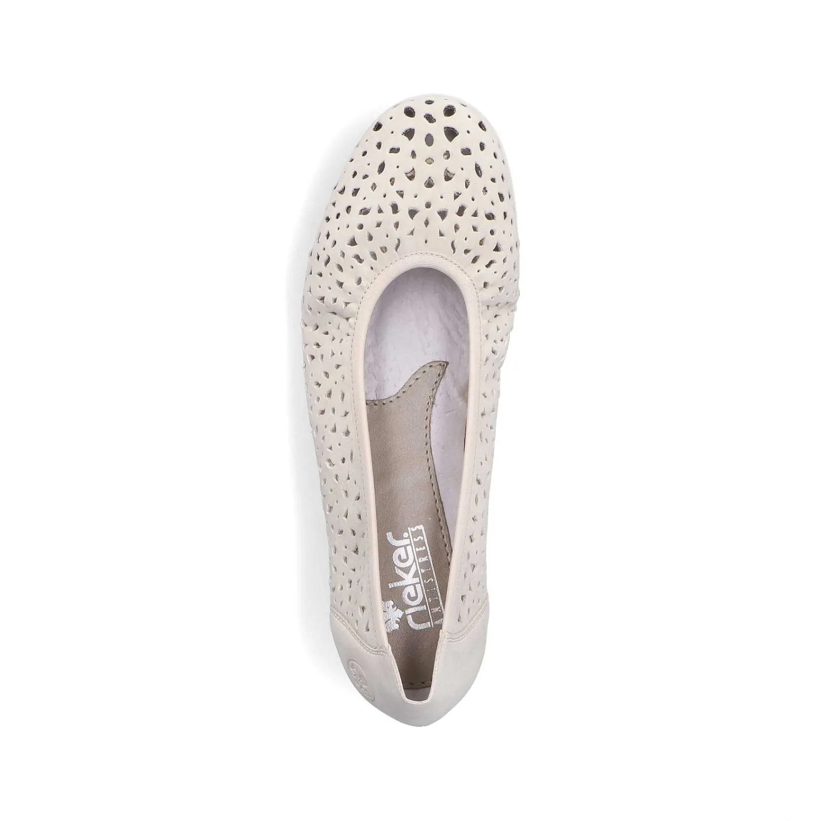 New Women'S Ballerinas Light Beige Ladies Low Shoes & Slippers