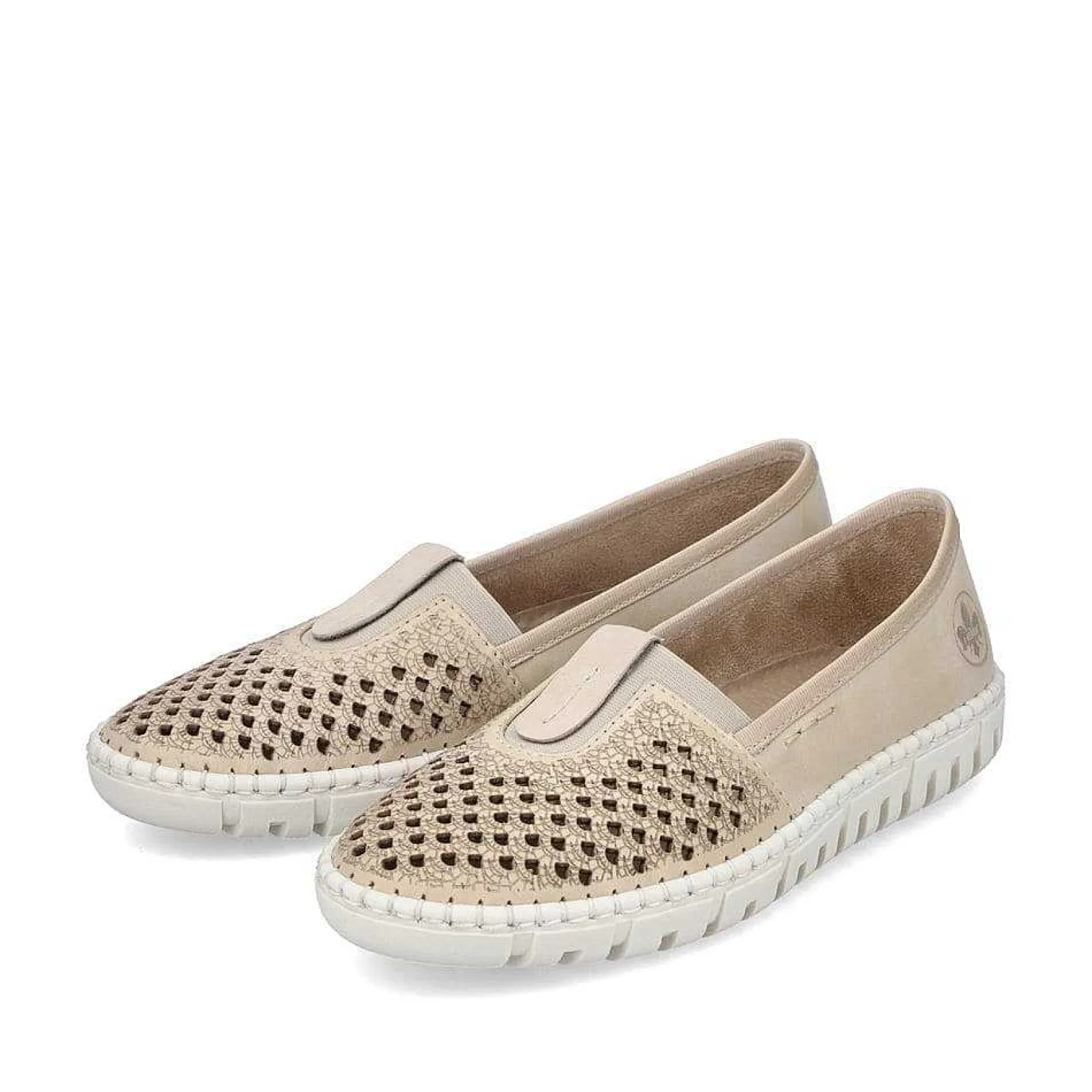 Clearance Women'S Ballerinas Sand Beige Ladies Low Shoes & Slippers
