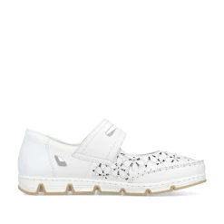 Clearance Women'S Ballerinas Pure White Ladies Low Shoes & Slippers