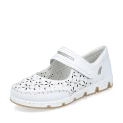 Clearance Women'S Ballerinas Pure White Ladies Low Shoes & Slippers
