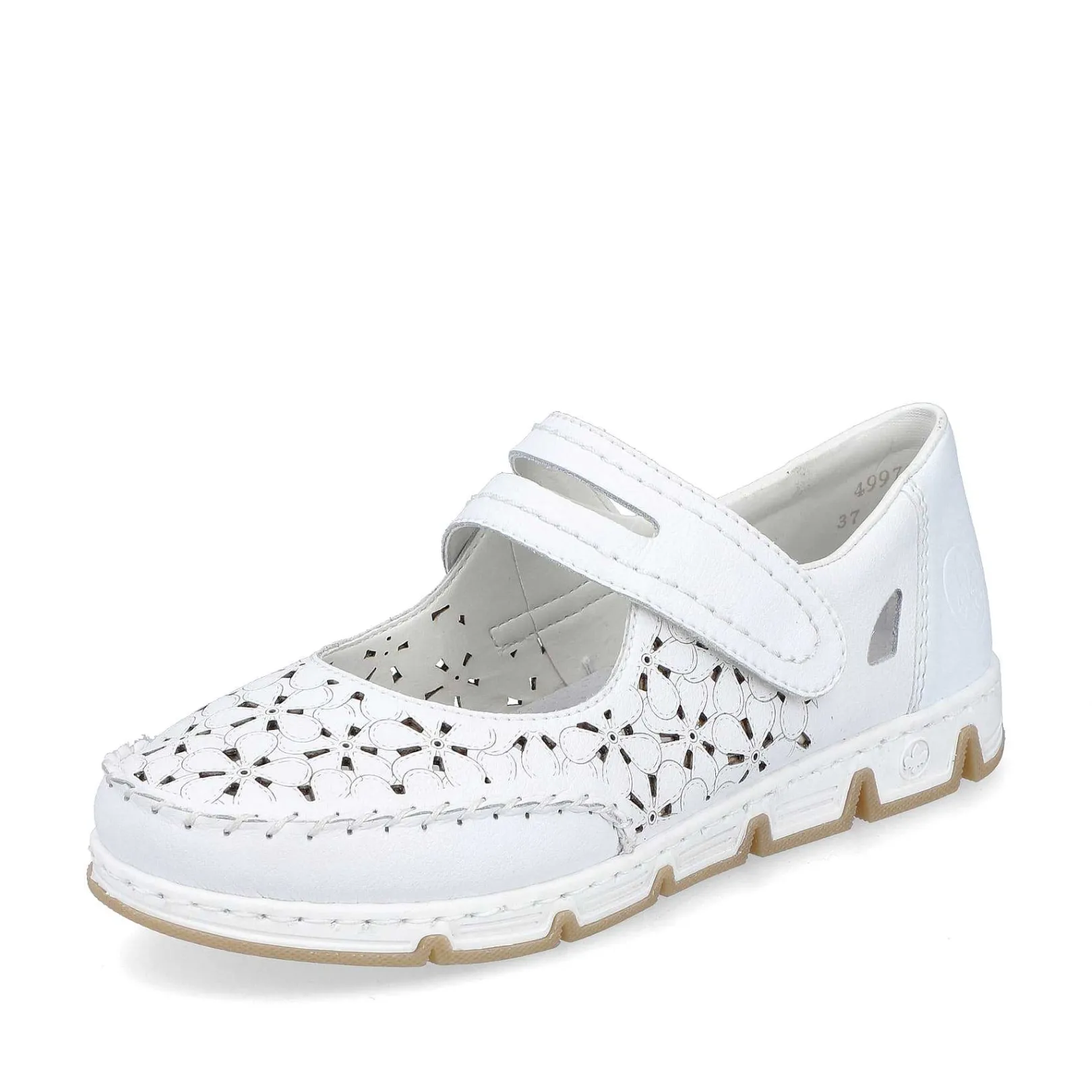 Clearance Women'S Ballerinas Pure White Ladies Low Shoes & Slippers