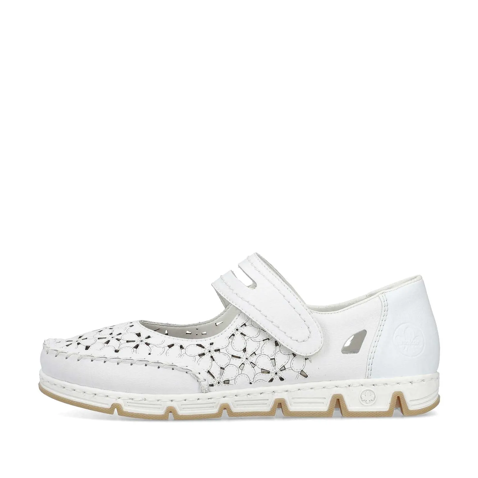 Clearance Women'S Ballerinas Pure White Ladies Low Shoes & Slippers