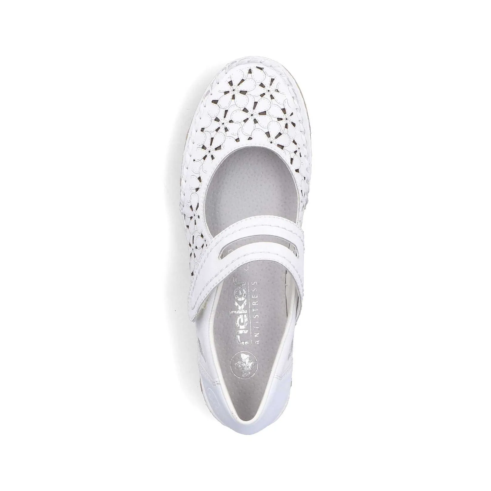 Clearance Women'S Ballerinas Pure White Ladies Low Shoes & Slippers
