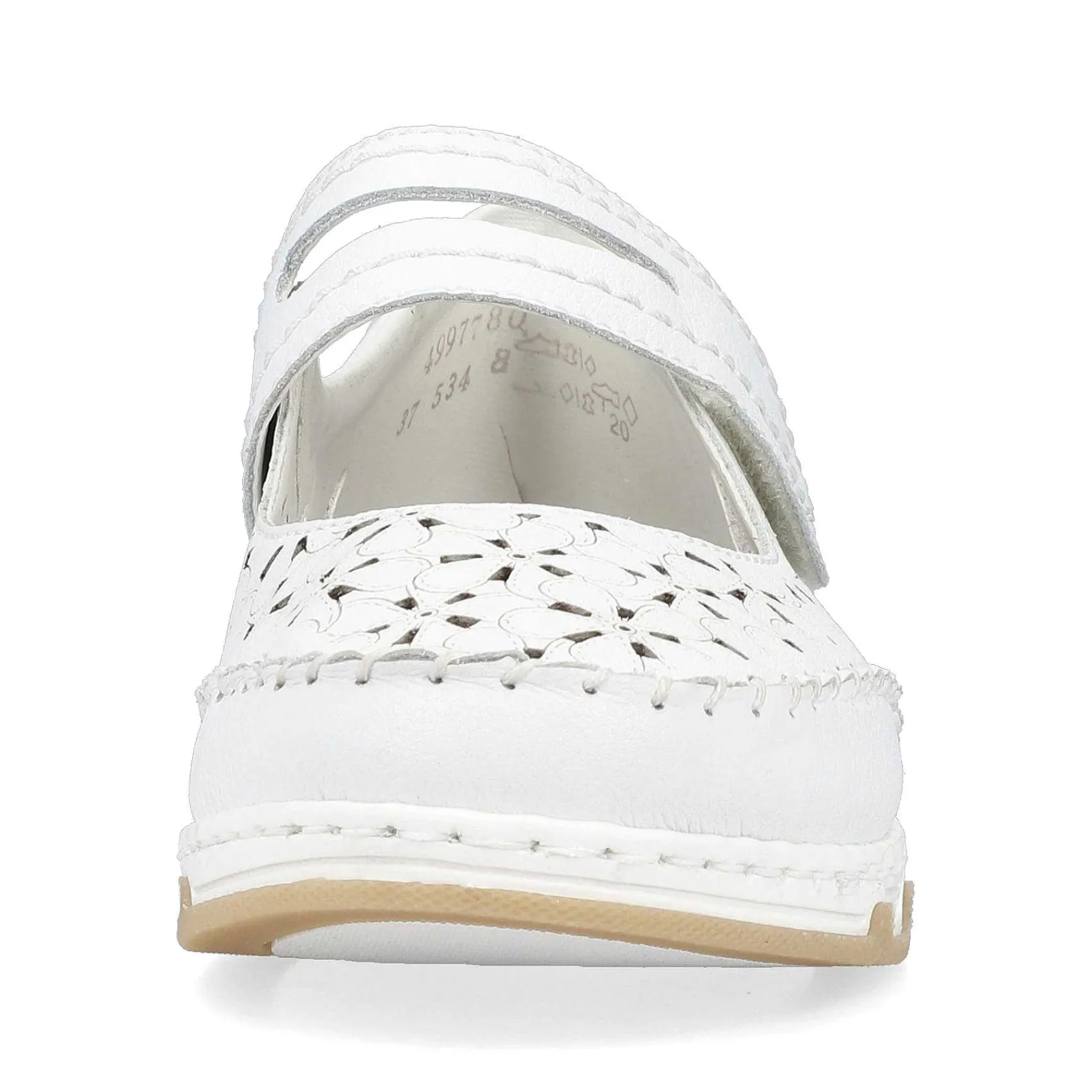 Clearance Women'S Ballerinas Pure White Ladies Low Shoes & Slippers