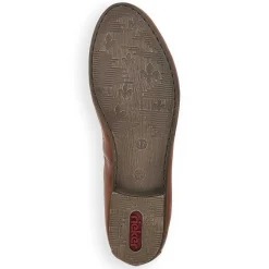 Outlet Women'S Ballerinas Chestnut Brown Ladies Low Shoes & Slippers