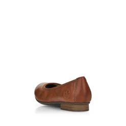 Outlet Women'S Ballerinas Chestnut Brown Ladies Low Shoes & Slippers