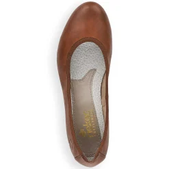 Outlet Women'S Ballerinas Chestnut Brown Ladies Low Shoes & Slippers