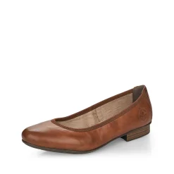 Outlet Women'S Ballerinas Chestnut Brown Ladies Low Shoes & Slippers