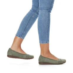 Women'S Ballerinas Mint Green Ladies Low Shoes & Slippers