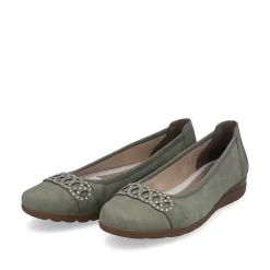 Women'S Ballerinas Mint Green Ladies Low Shoes & Slippers