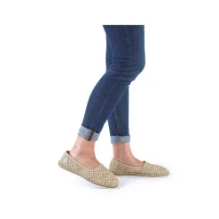 Online Women'S Ballerinas Sand Beige Ladies Low Shoes & Slippers