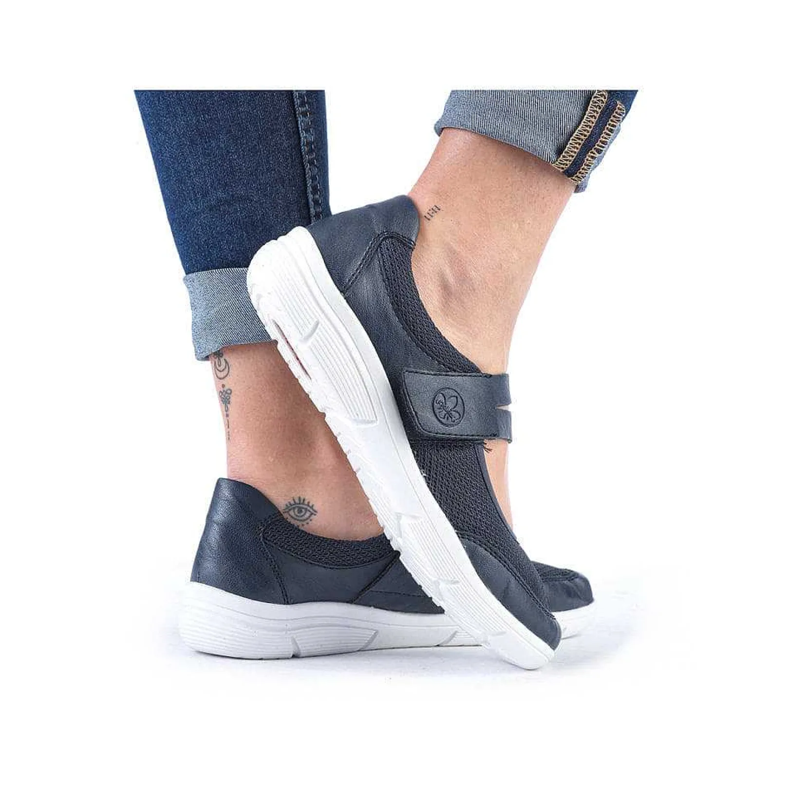 New Women'S Ballerinas Dark Blue Ladies Low Shoes & Slippers