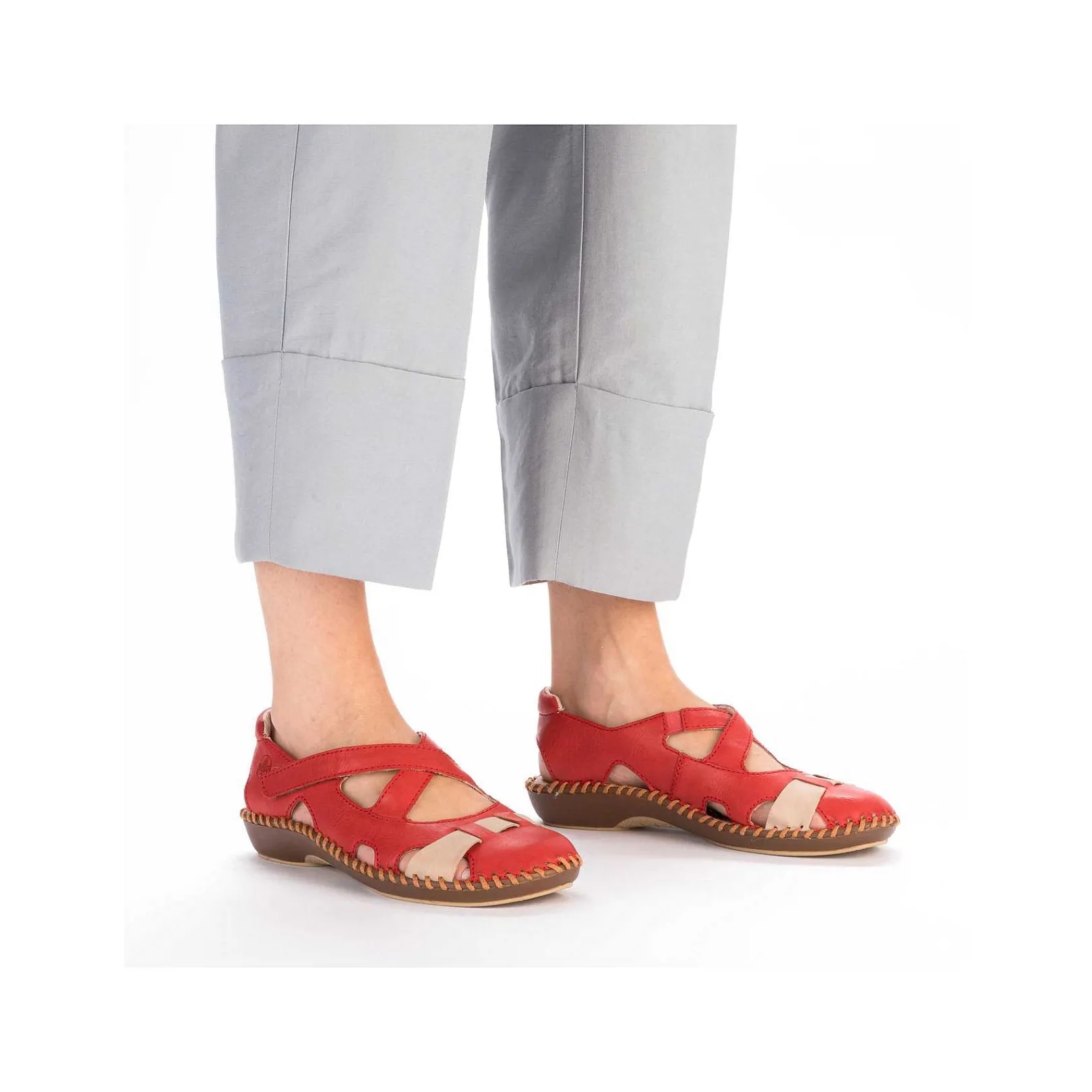 Best Women'S Ballerinas Fire Red Ladies Colorful Styles