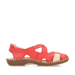 Best Women'S Ballerinas Fire Red Ladies Colorful Styles