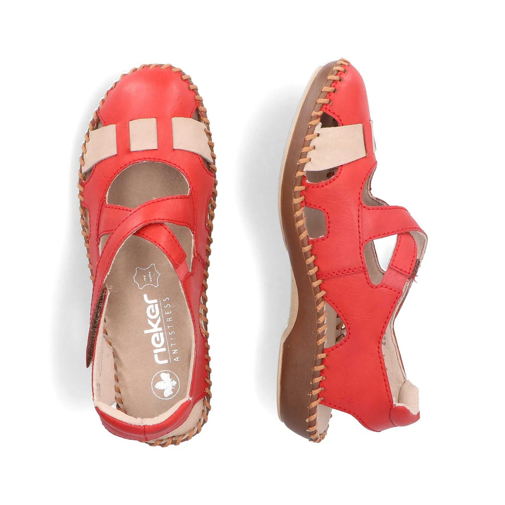 Best Women'S Ballerinas Fire Red Ladies Colorful Styles