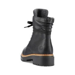 Clearance Women'S Biker Boots Jet Black Ladies Ankle Boots & Boots