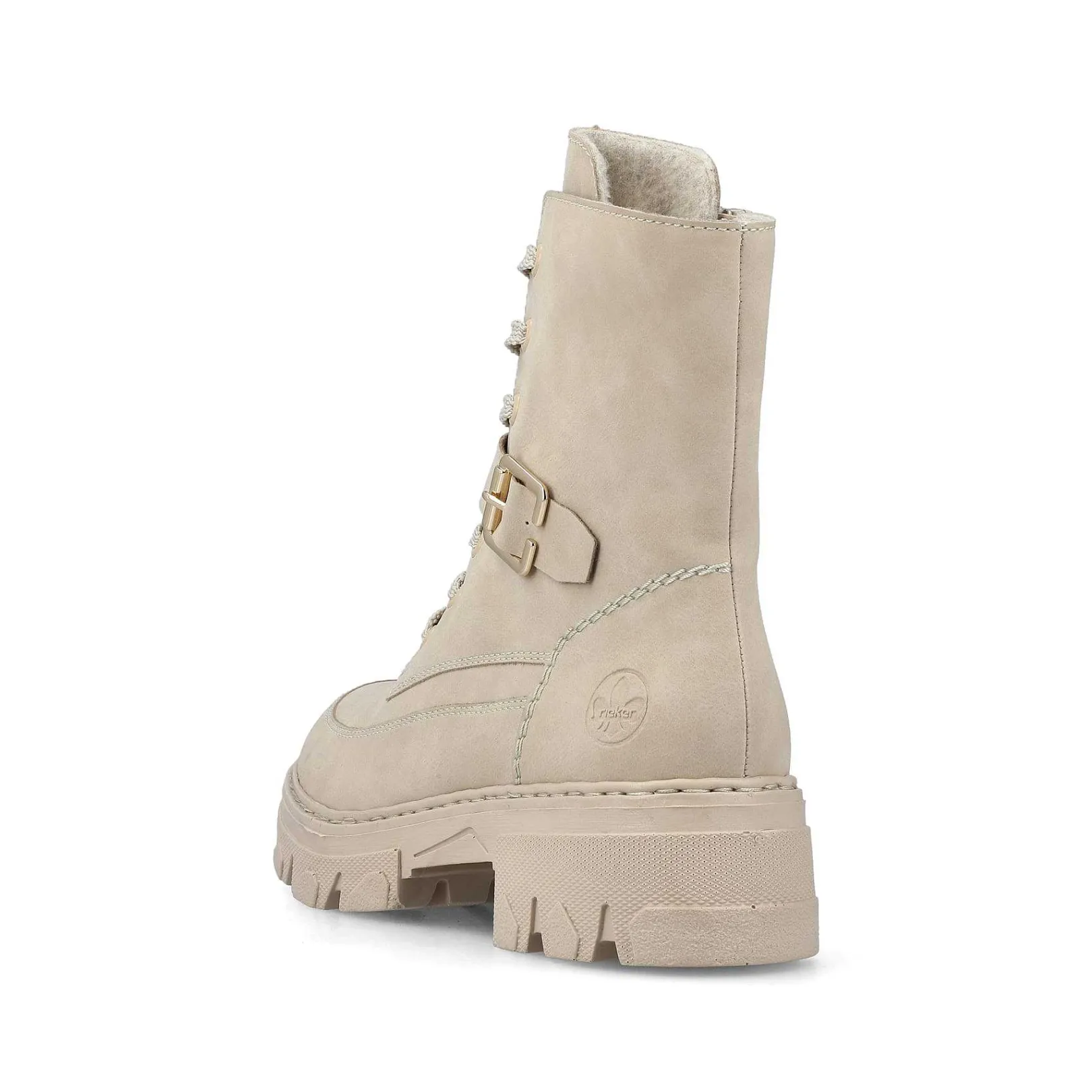Hot Women'S Biker Boots Champagne Ladies Ankle Boots & Boots