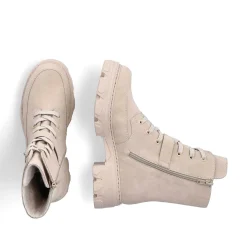 Hot Women'S Biker Boots Champagne Ladies Ankle Boots & Boots