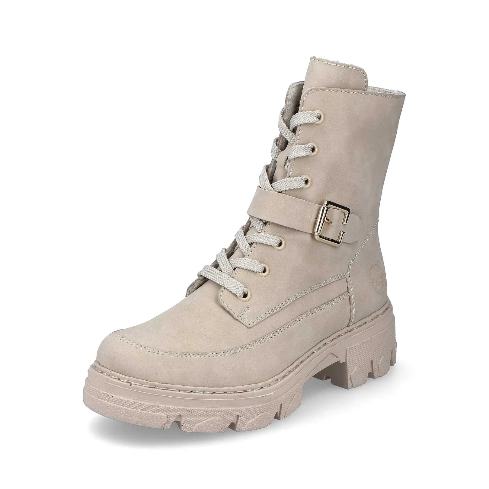 Hot Women'S Biker Boots Champagne Ladies Ankle Boots & Boots